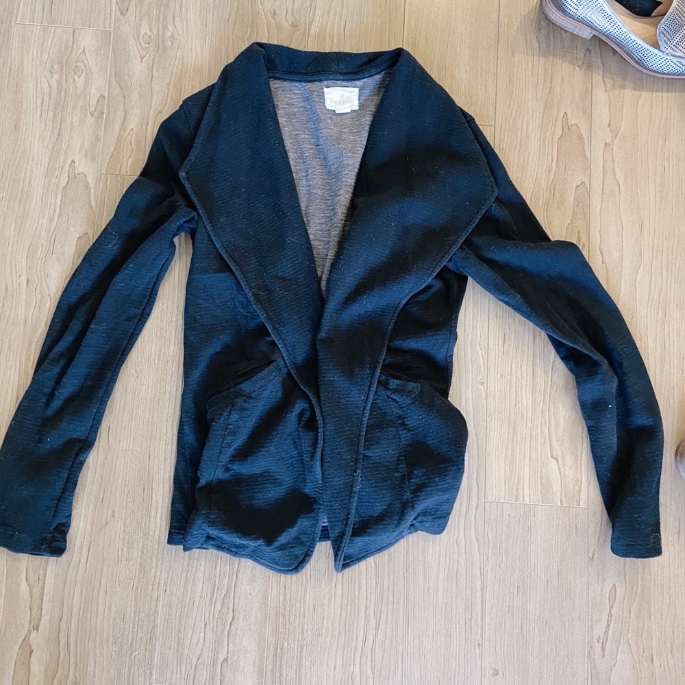 Caslon Black Knit Blazer